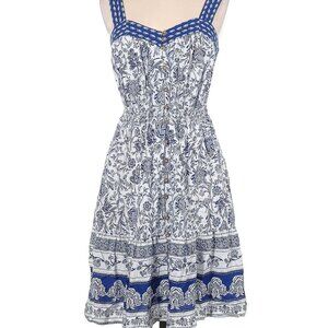 NWT Knox Rose Blue/White Floral Sundress - XXL